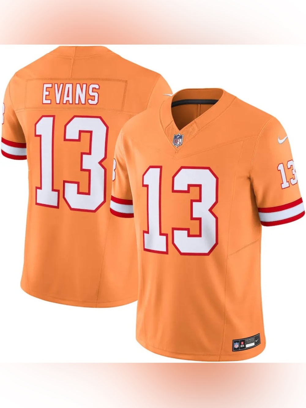 Nike Mike Evans Vapor FUSE Limited Jersey Buccaneers Creamsicle 3XL NWT $175
